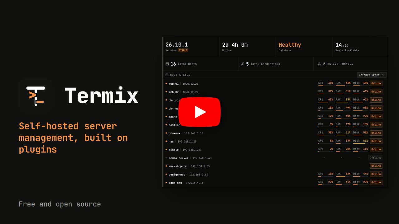 Watch the Termix overview on YouTube
